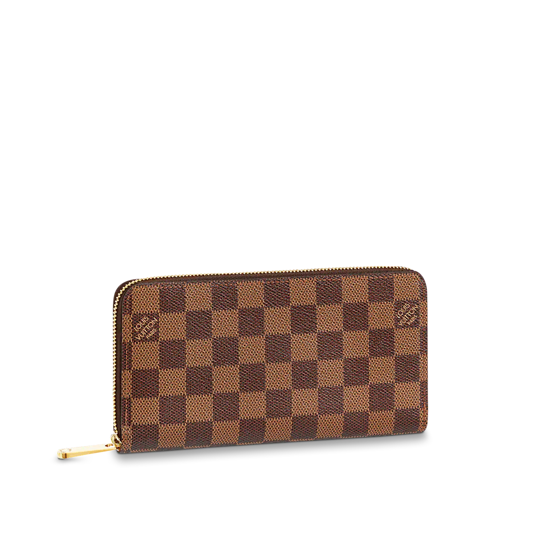 LOUIS VUITTON ルイ・ヴィトン ジッピー・ウォレット ダミエ・エベヌ 型番：N60046